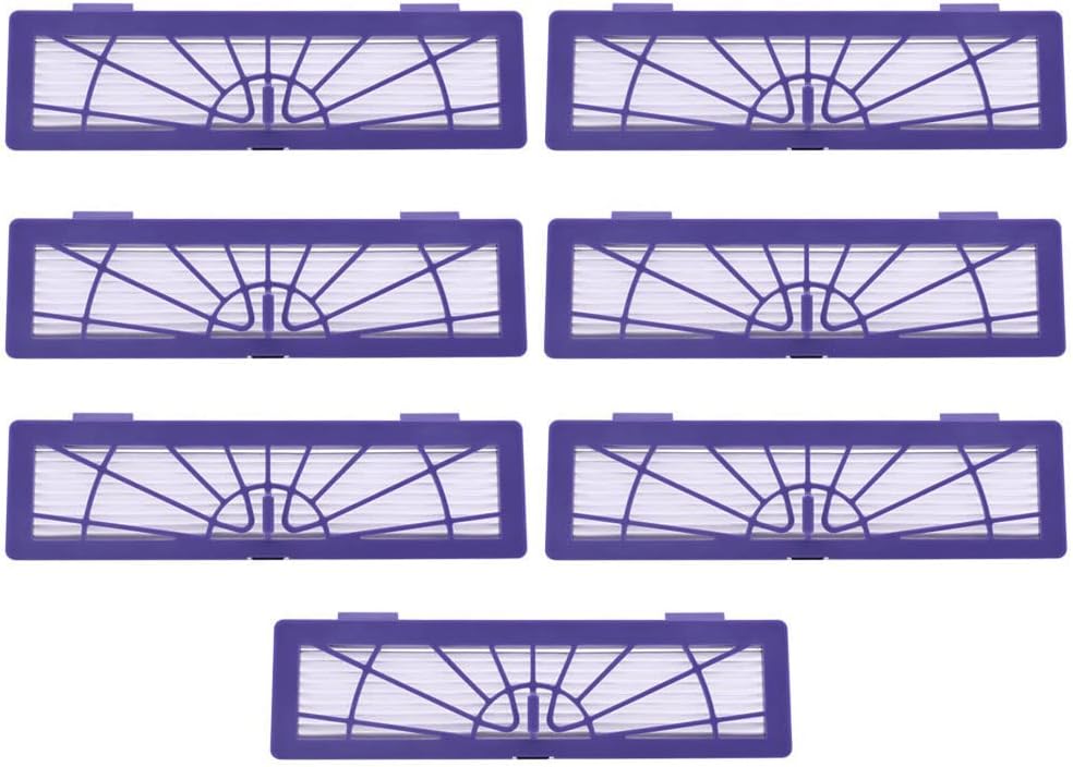 Replacement Filters Compatible with Neato Connected D3 D4 D Series D75 D80 D85 and Botvac Series 65 70e 75 80 85 Robot Vacuum Parts Accessories High Performance, 7-Pack.