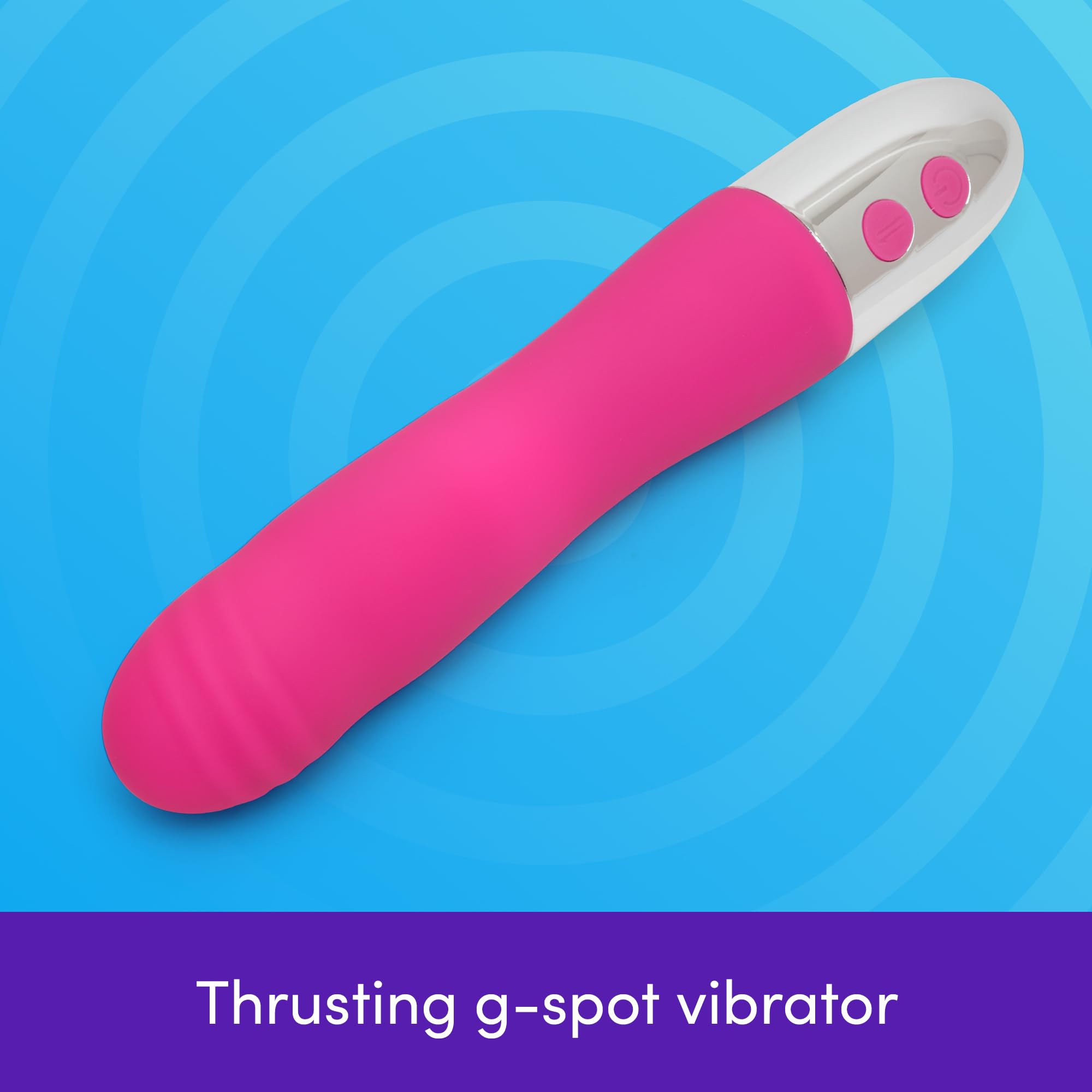 Amazon.com: Lovehoney G-Thriller Thrusting G Spot Vibrator | Ribbed 5 inch  Silicone Vibrating Dildo for Women | Powerful Thrusting Dildo Adult Sex  Toys for Couples | Sexual Pleasure Tool Massager | Pink :