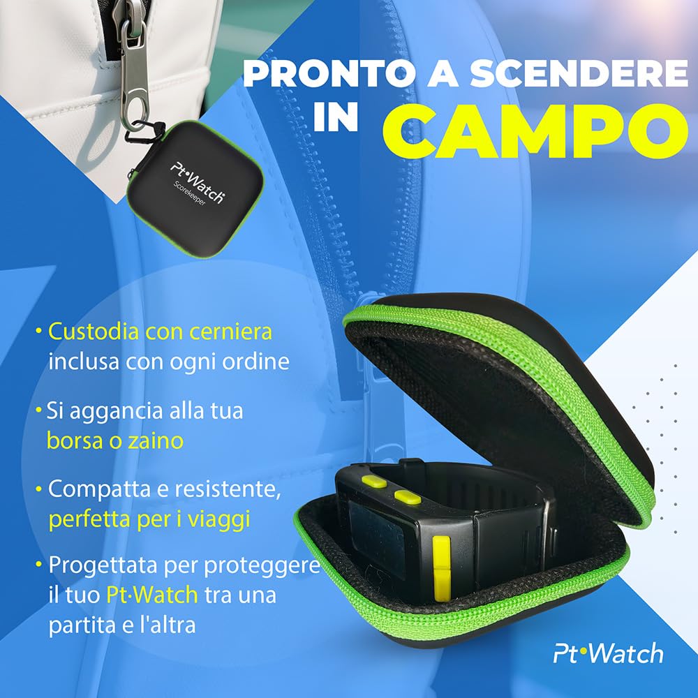 Orologio Padel Contapunti da Polso per Padel e Tennis – Cronometro Digitale, Allarme, Resistente all’Acqua