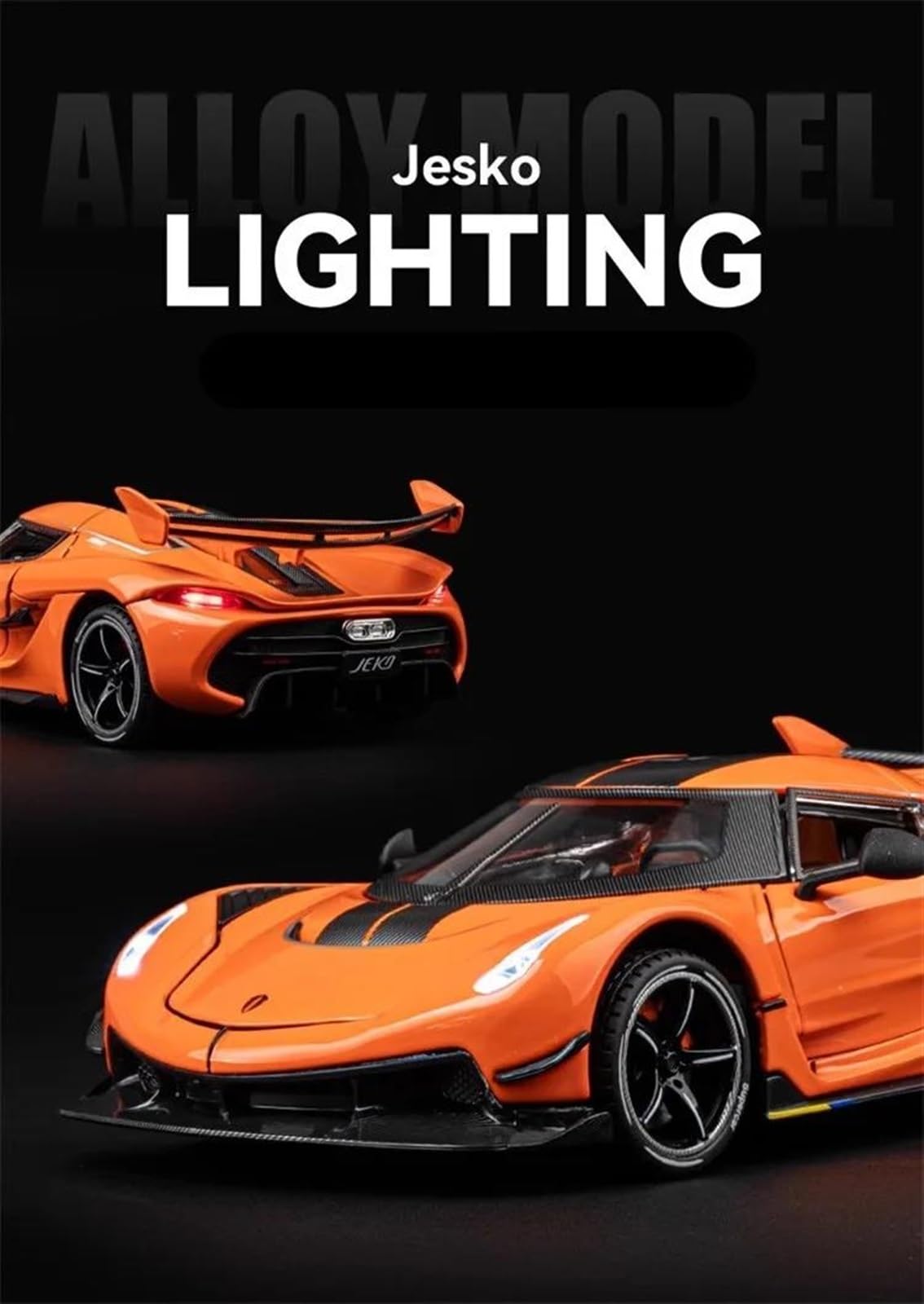 Amazon | ミニカー スケールモデルカー 1:24 ケーニグセグ Jesko 攻撃
