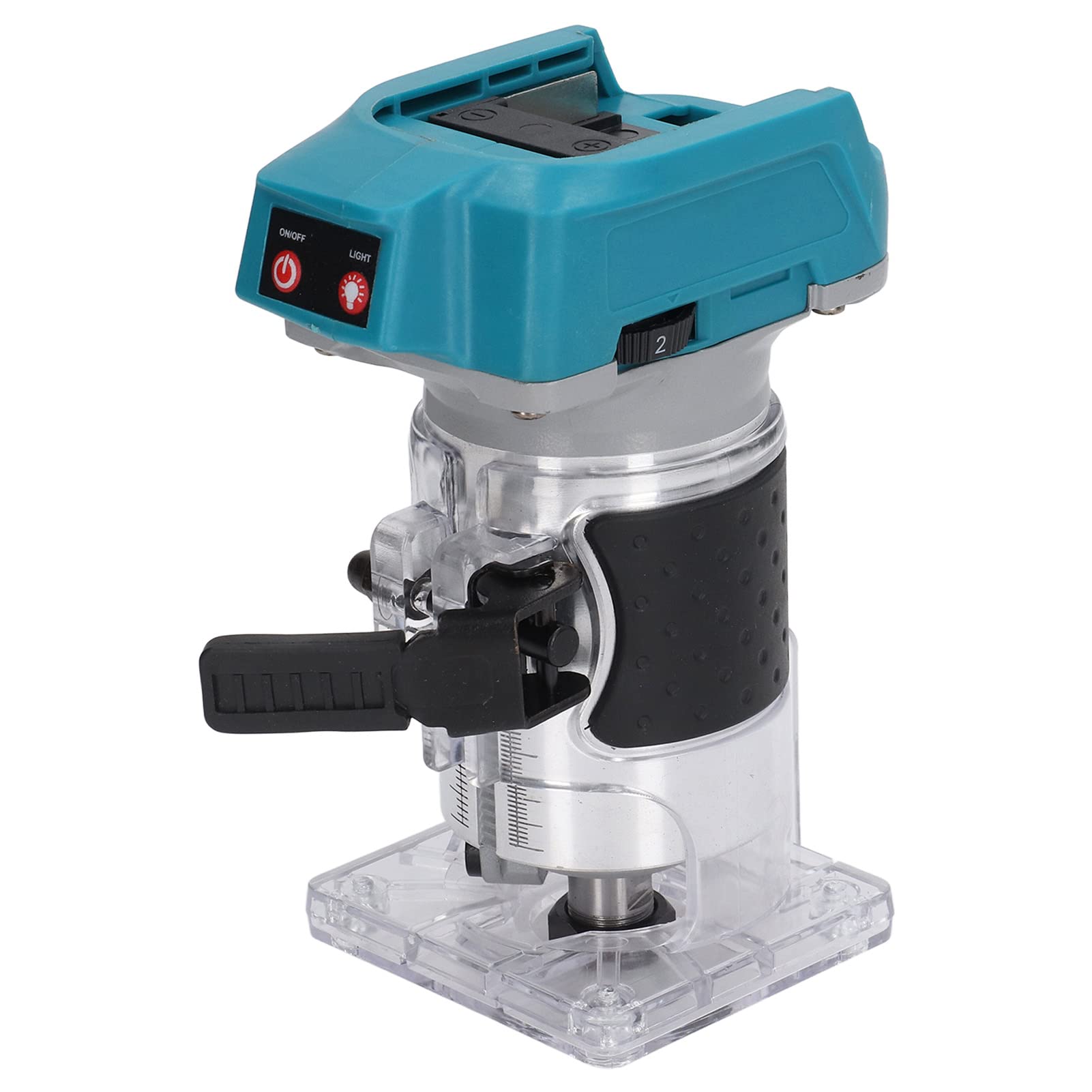 Utensile per Fresatura, Fresatrice per Rifilatura Al Litio Senza Spazzole Macchina per Intaglio Router per Legno Router per la Lavorazione del Legno Tagliabordi per Batteria