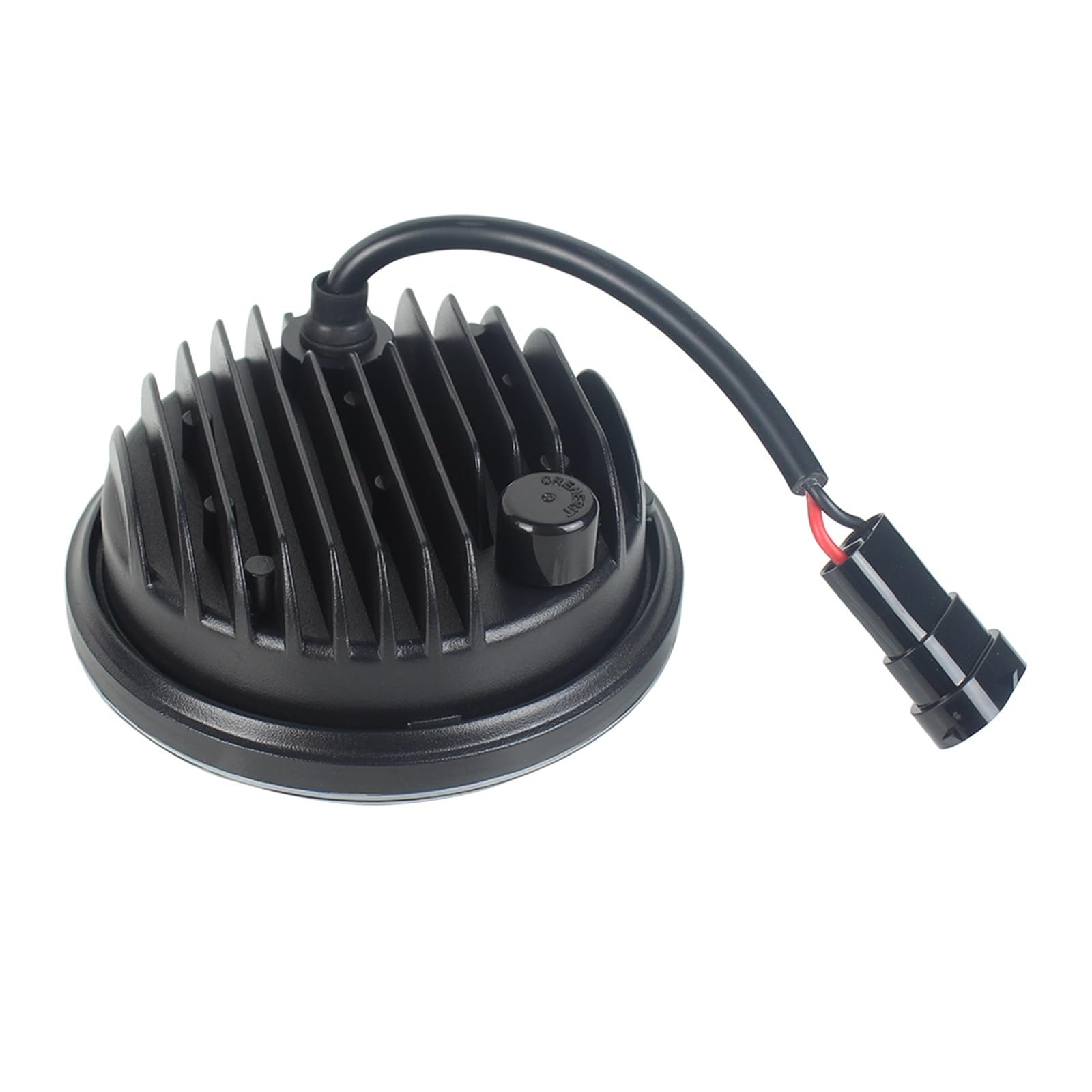 27w LED Auxiliary Driving Light Point Driving Light Through Light 4.5 inch Fog Light Motorcycle 4.5 "Black Chrome Plated.(Black)