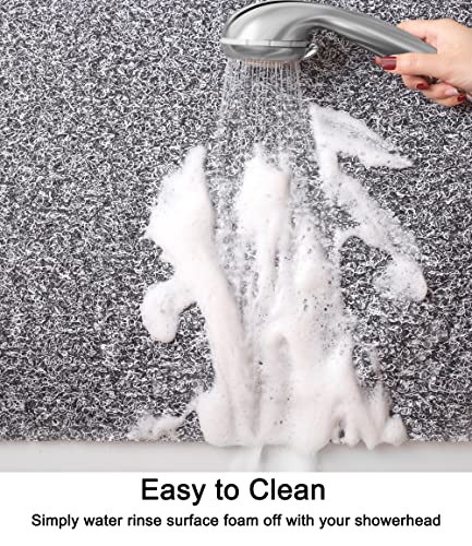 Leotruny Bath Tub Shower Mat 40 X 16 Inch Non-Slip Soft Pvc Loofah Mats For Bathroom (C04-Mix Color) #TOP5