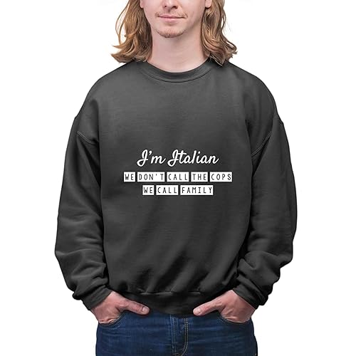 Italian Family Proud Gift, Celebrate Grandfather's Birthday with an Appropriate - I Am Italian We Do Not Call the Cops We Call Family Funny Flag