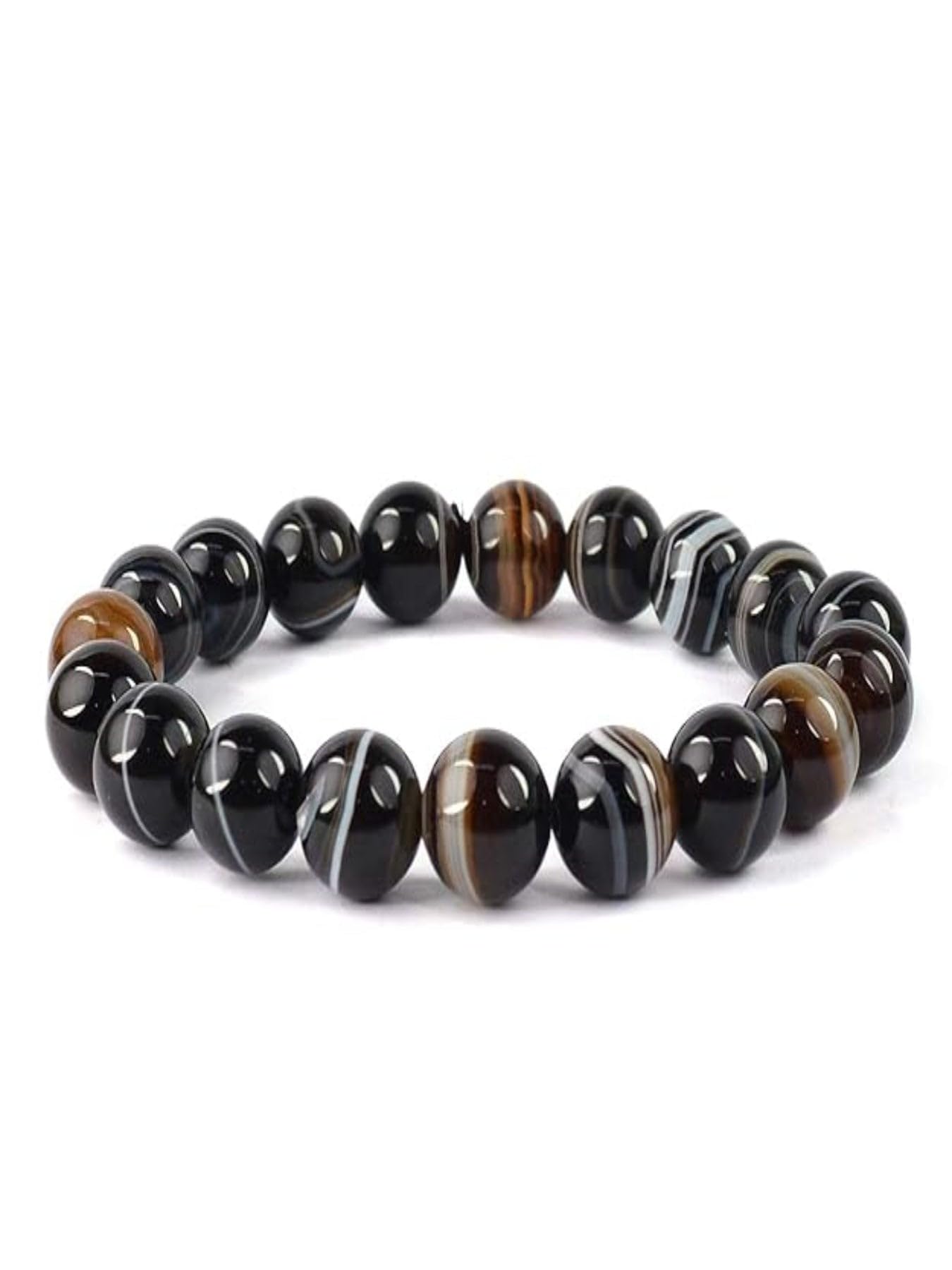 SSTRINGZ Sulemani Hakik Bracelet Crystal Healing, Reiki Healing, Chakra Healing, Meditation, Yoga, Pure Beauty, Gemstone Protection, Good Luck, And Spiritual Guidance (Small - 16cm) (B0CR9Y3KPQ) Amazon Price History, Amazon Price Tracker