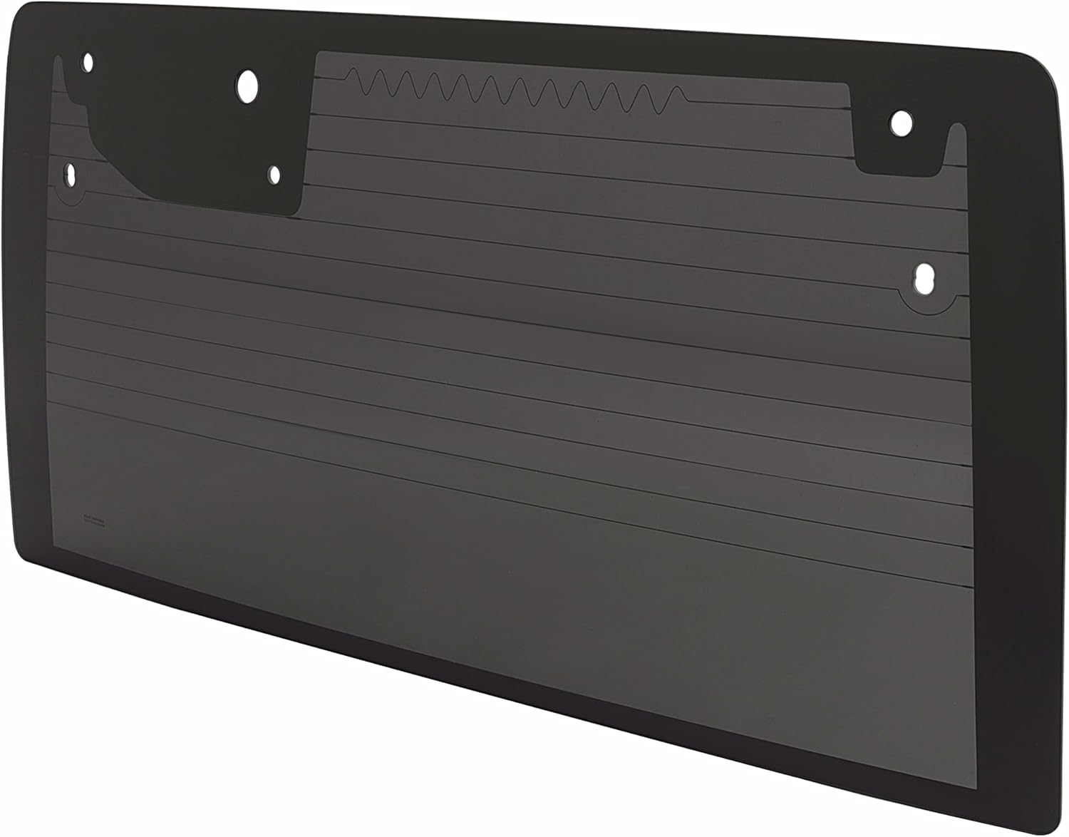 Dark Heated Power Back Window Glass Compatible with 2007-2010 Jeep Wrangler 2 & 4 door Utility Regular Rubicon Sahara & Unlimited Rubicon Sahara Sport