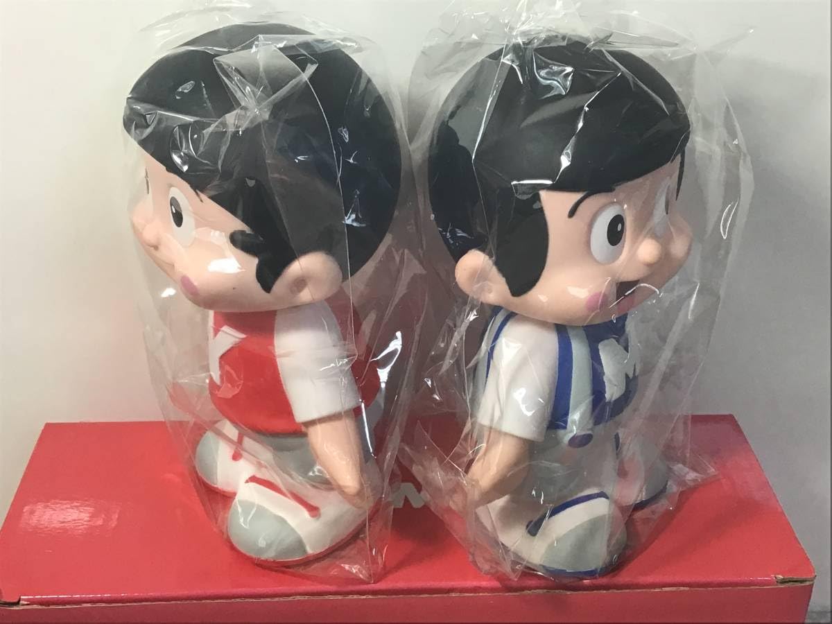 Amazon.co.jp: YANMAR キャラクター ヤン坊マー坊 ソフビ 人形 貯金箱