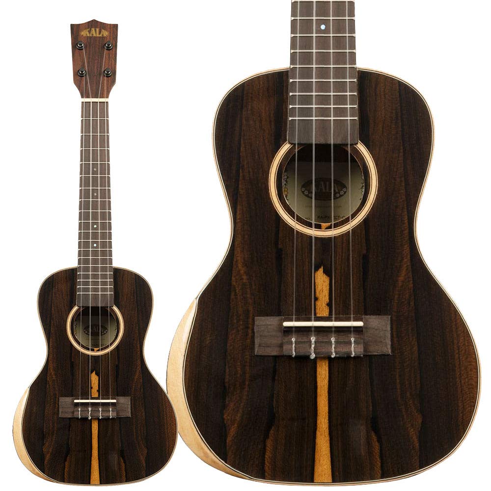 Kala KA-PX-ZCT-C Ukulele Tenore Ziricote Finitura Lucida con Borsa