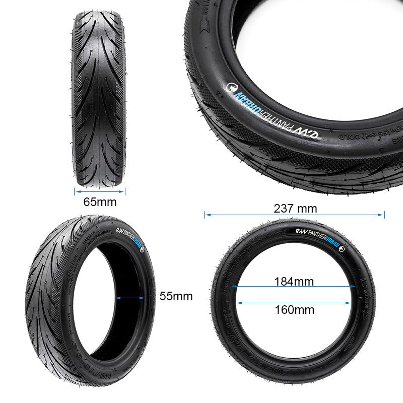 Mobile TM Compatible avec Pneu Trottinette Électrique tubeless 60-70-6,5 PANTHERURBAN
