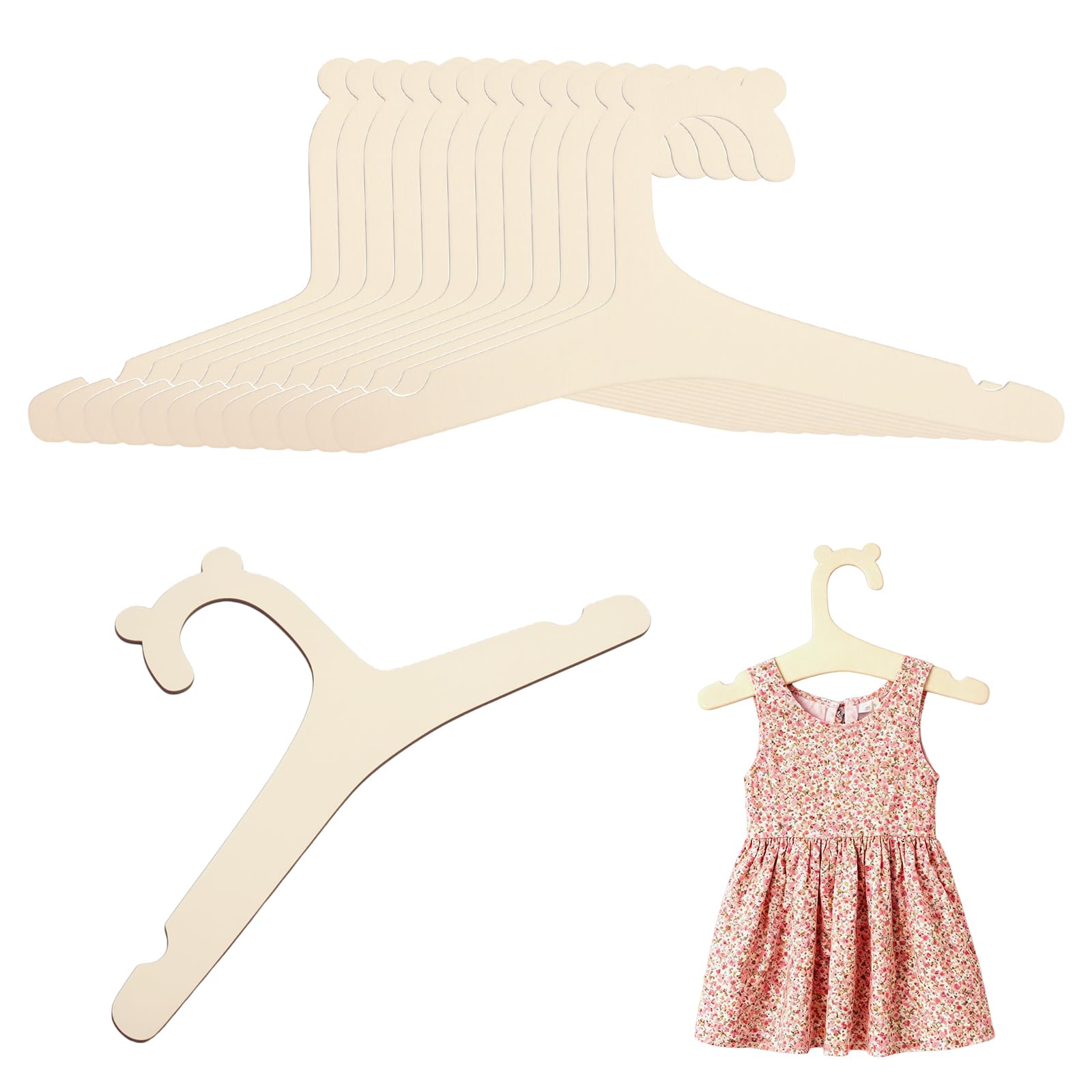 et di 12 grucce per bambinis, in legno grucce neonato, per bambini grucces bambini, per vestiti appendini bambinis, camicie, giacche, pantaloni, armadietti
