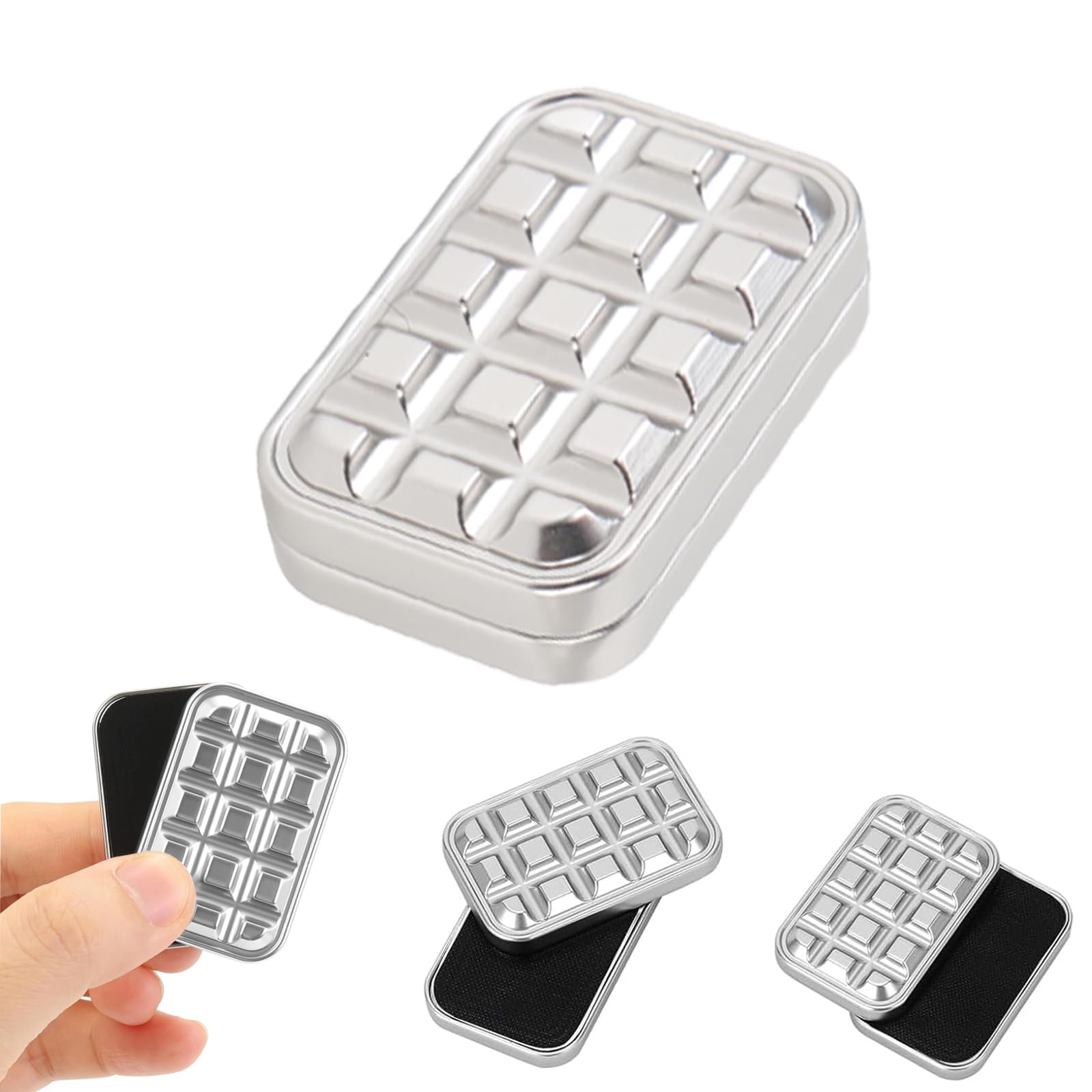 Vitoki Metal Fidget Slider for Adults,All-Direction Magnetic Slide Fidget Toys Anxiety Relief,Office Desk Sensory Toys for ADHD/ADD/Autism — image 1