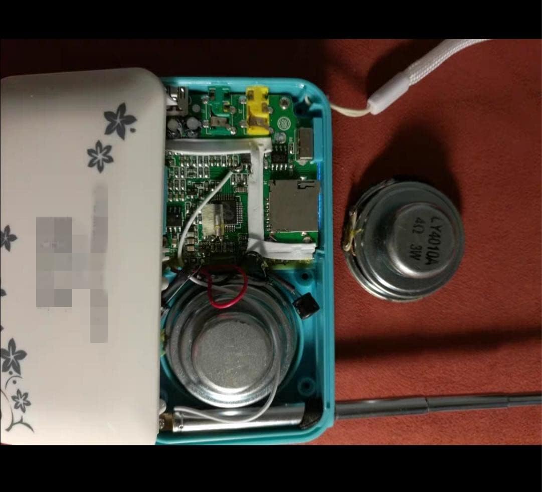 Fielect 4Pcs DIY Magnetic Speaker 5W 4 Ohm 50mm Diameter Round Shape Replacement Loudspeaker