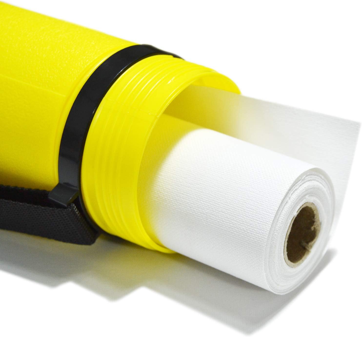 VNAKER Double Primed Cotton Canvas Roll Kits, 16.4Ft x 24" Canvas Roll and Expandable Canvas Tube for Oil & Acrylic Paint