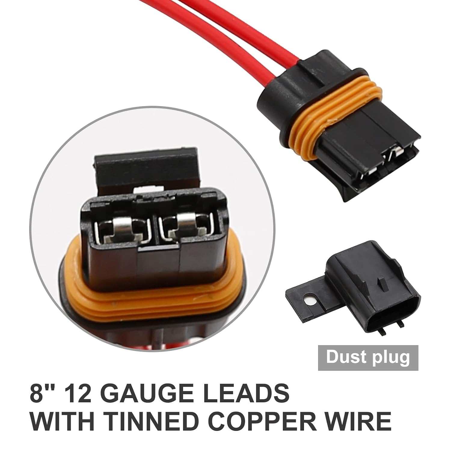 6 Pcs Fuse Holder 12v with Cover 30 Amps Weatherproof Blade Style ATO/ATC for Automotive/Marine