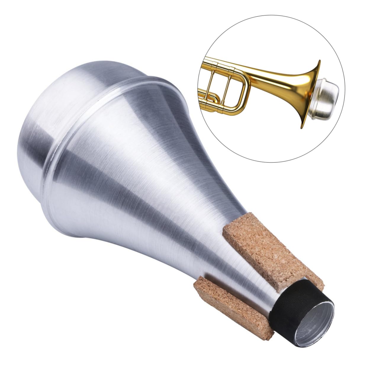 Toyvian 3pezzi Silenziatore Per Tromba Materiale Leggero Pratico e Compatibile Con La Maggior Delle Trombe Per Pratiche Silenziose Senza Disturbo Per Familiari e