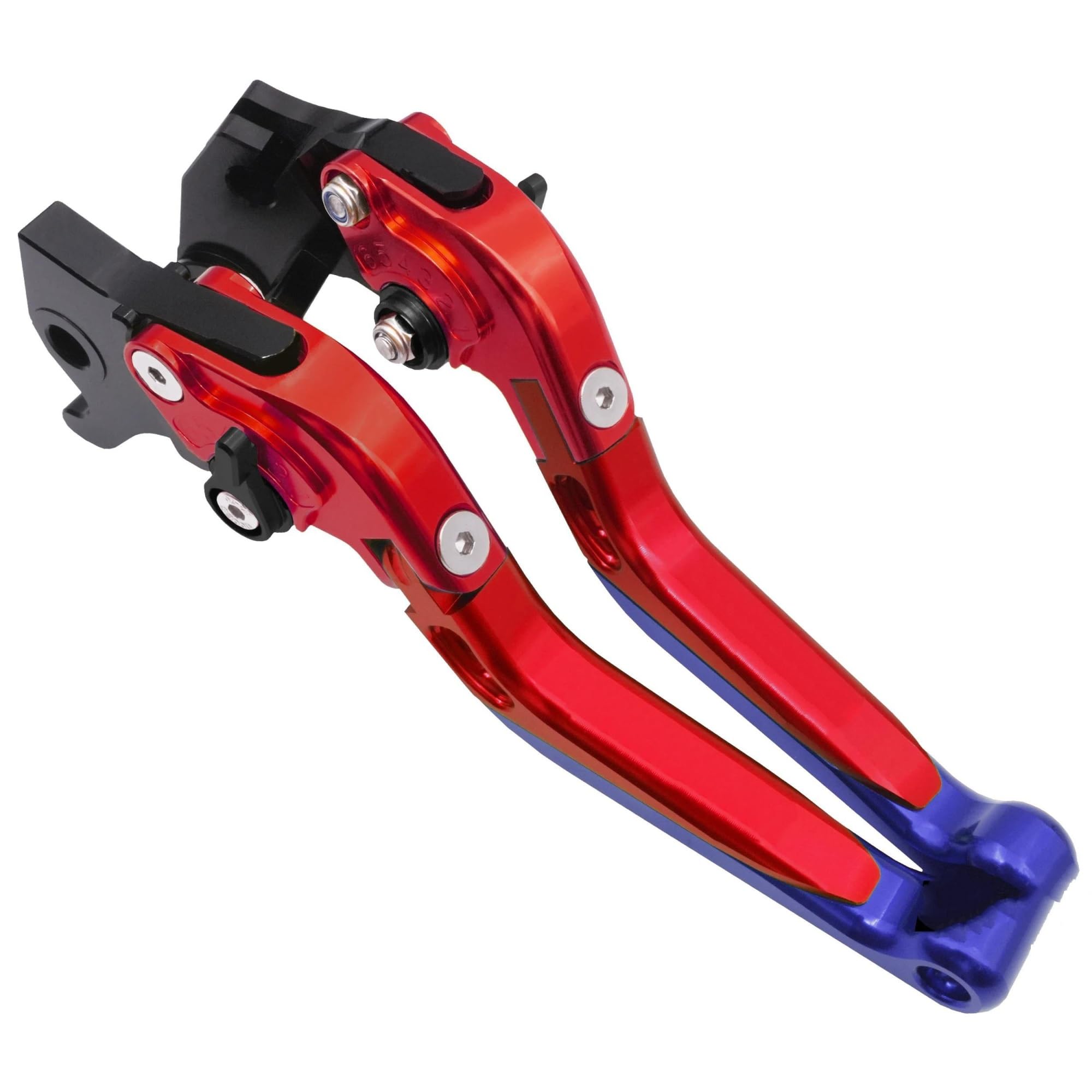 GIMEGIOYLY for CB1000R for CB 1000R for CB 1000 R Brake Clutch Lever Adjustable Folding Lever Clutch Lever Brake Lever Set Clutch Brake Lever Handle(RD RD BU-BK)