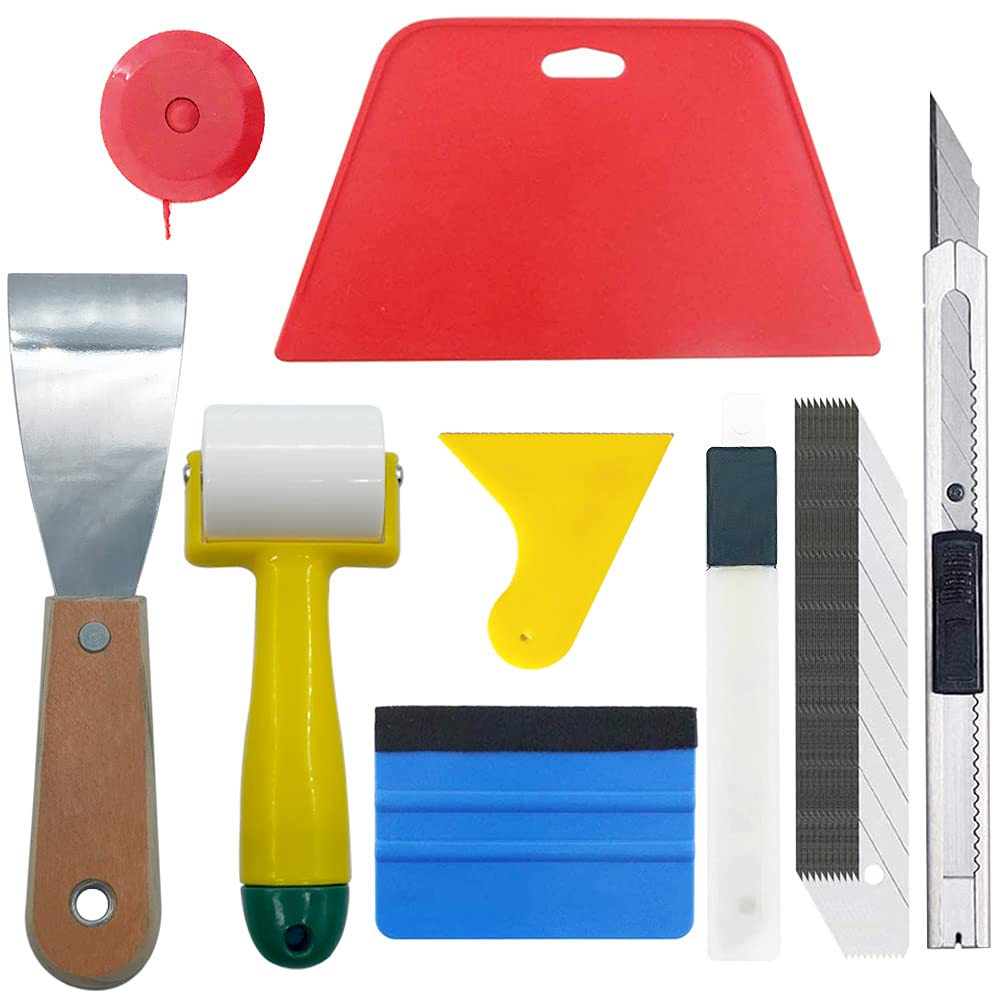 Buy 8 Pack Wallpaper Smoothing Tool Kit for Wallpaper Paste Plastic