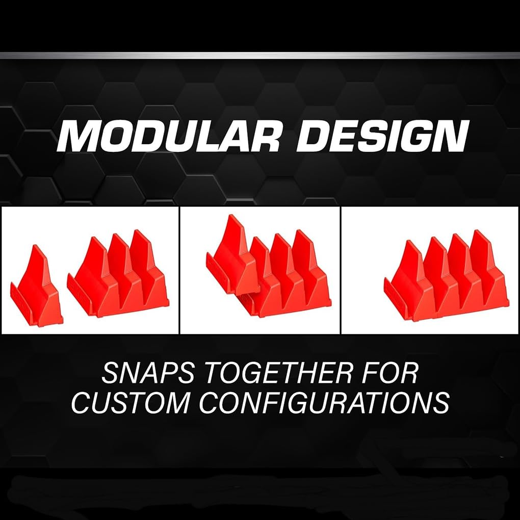 IOIUSKKU Supporto magnetico per chiavi inglesi per l'organizzazione della cassetta degli attrezzi | Per Sistema di stoccaggio delle chiavi inglesi Striscia portautensili magnetica ABS, Gruppi C 20