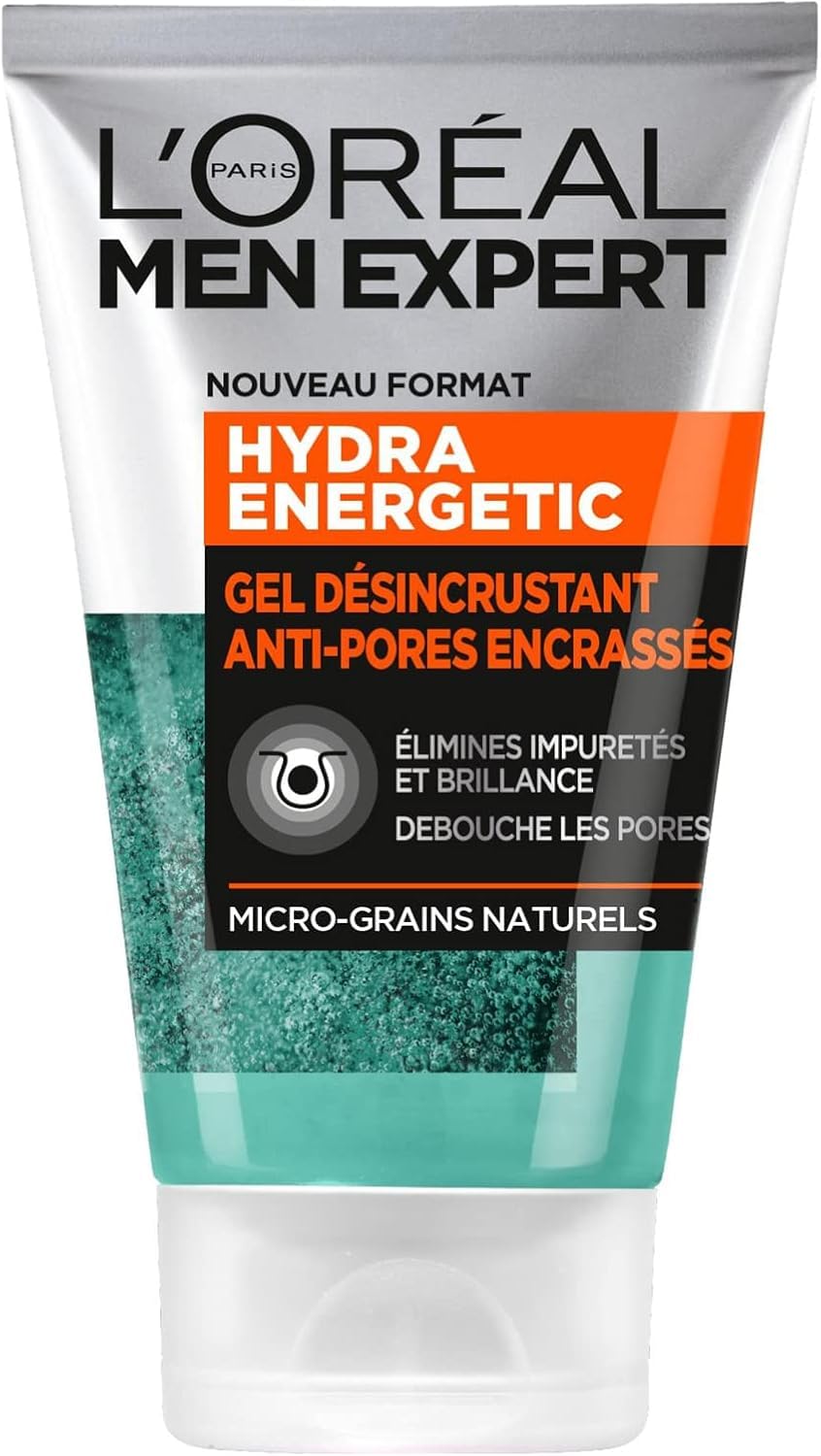 L'Oréal Men Expert żel do usuwania powłok zapobiegających powstawaniu smug - Soin du Visage - Hydra Energetic 100 ml