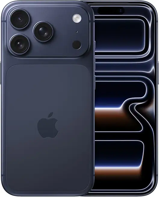 iPhone 17 Pro 256 GB: 15.93 cm (6.3″) Display with Promotion up to 120Hz, A19 Pro Chip, Breakthrough Battery Life, Pro Fusion Camera System with Center Stage Front Camera; Deep Blue