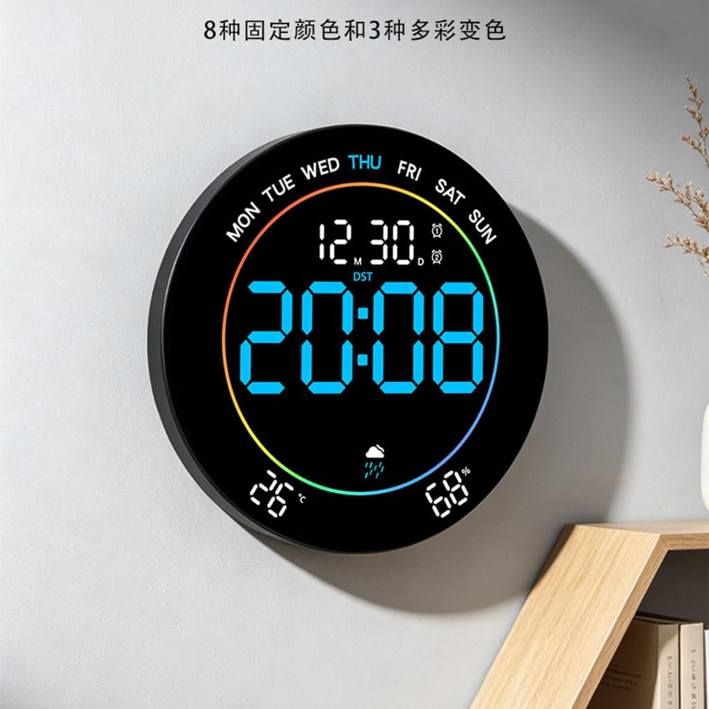 Orologio da parete digitale a LED con data e temperatura Orologio digitale