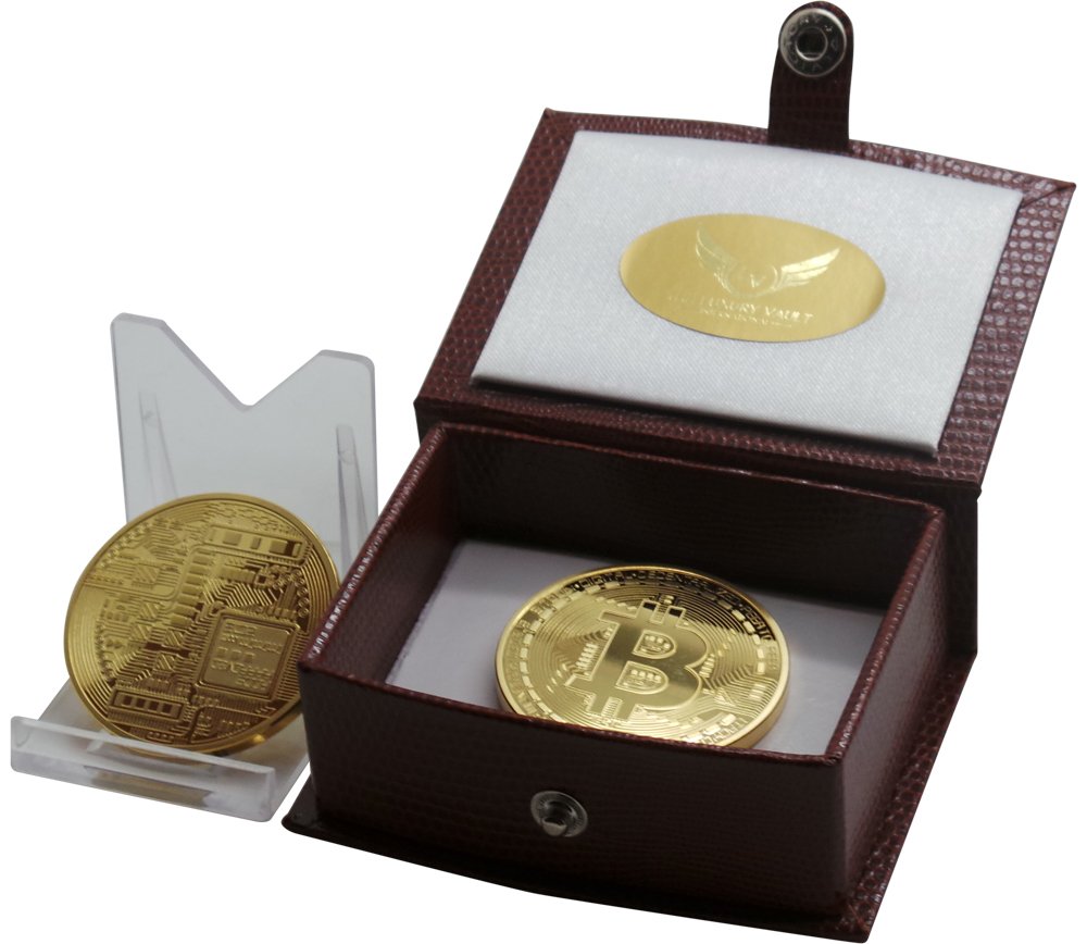 Tlv Bitcoin 24k Gold Coated With Certificate In Gift Case | Desertcart  Seychelles