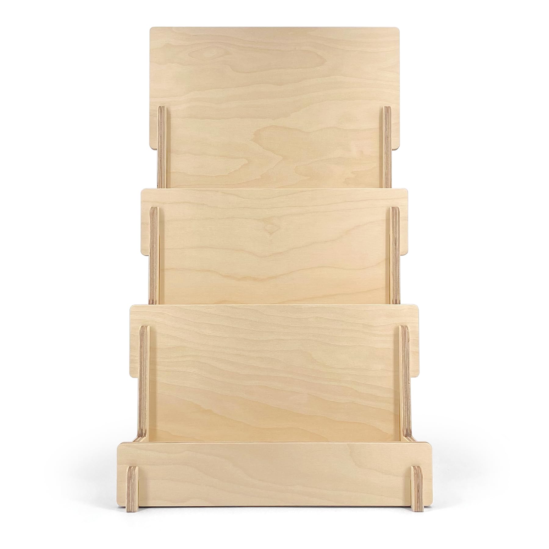 Espositore in Legno, da Terra, Regolabile, Altezza Ripiani Variabile, Espositori per Negozi, Alimentari, Farmacie, Cartolerie, Ferramenta, Librerie (Arbor - L.60cm