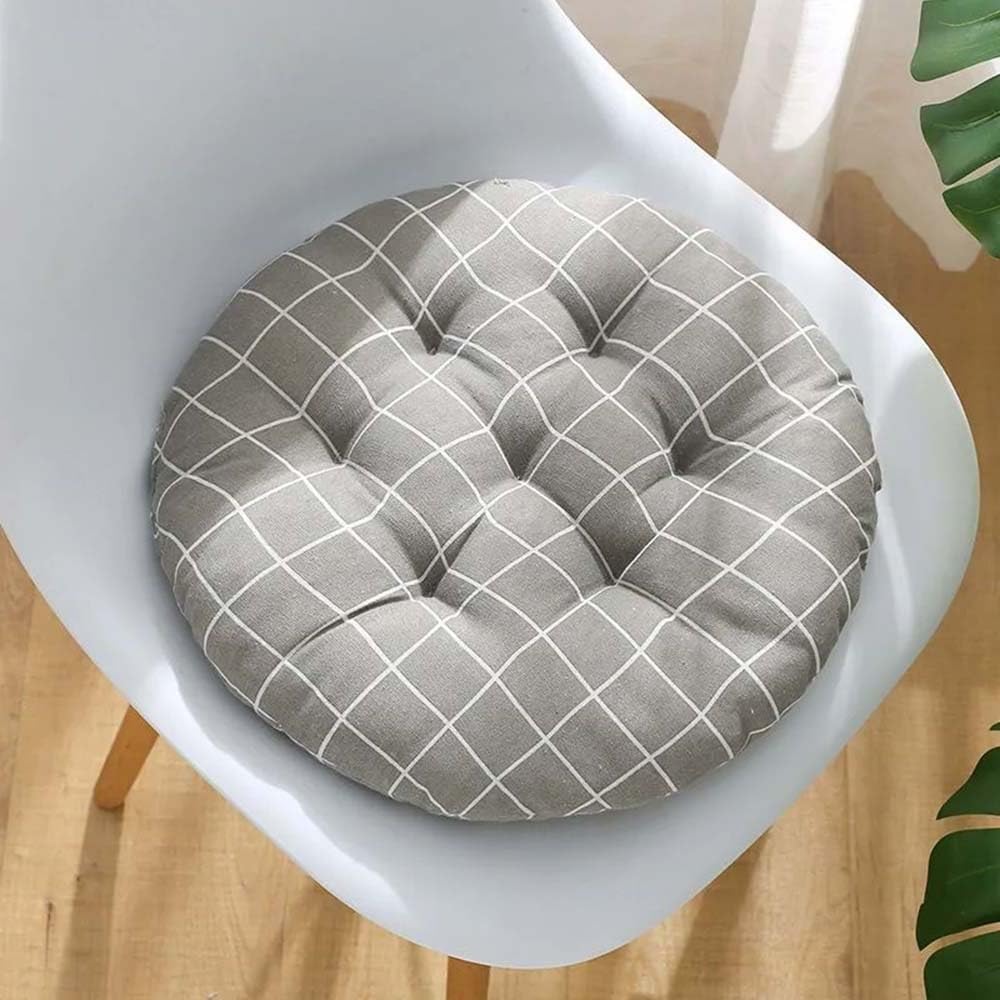 JORTUIO Chair Pads for Dining Chairs,Round Chair Cushions 16in/18in/20in, Chair Seat Cushion for Indoor Outdoor Furniture, Office, Kitchen Chairs,Patio(Color:Color3,Size:40x40cm/16x16in)