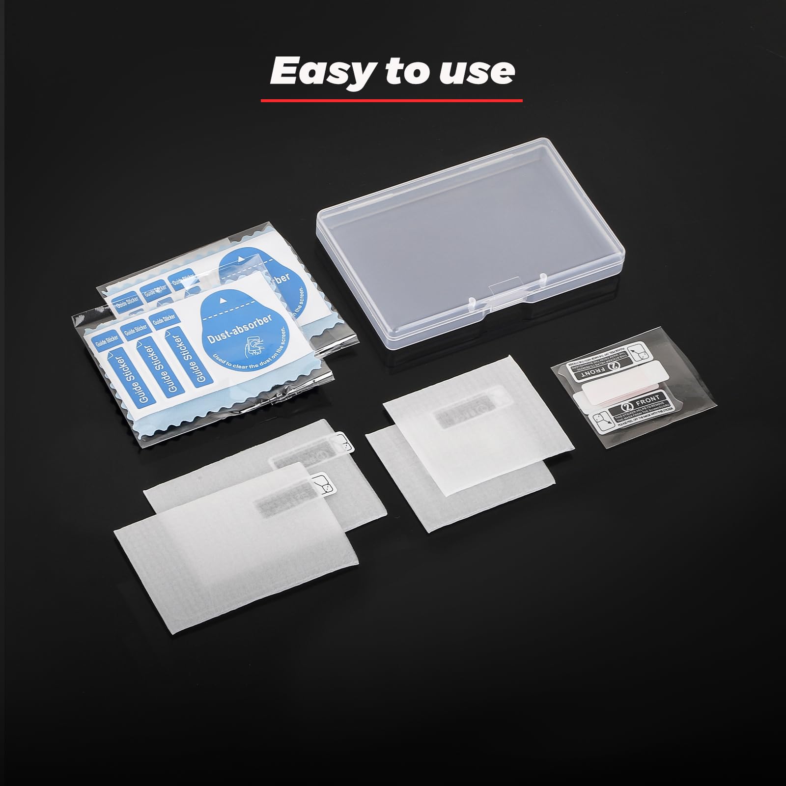 Pellicola protettiva per display Ace Pro 2-2 Pack per obiettivo e protezione schermo per Ace Pro 2 accessori, vetro temperato 9H, durezza HD, antigraffio, vetro temperato