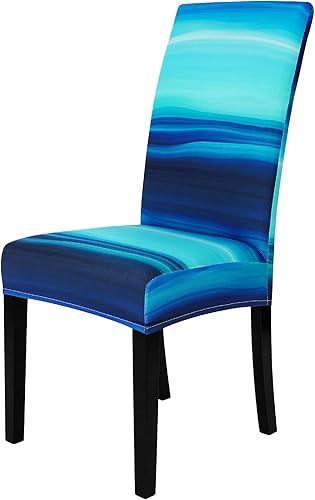 Gibelle Juego de 8 fundas elásticas para sillas Parsons, universales, extraíbles y lavables, fundas protectoras para sillas de comedor, cocina,