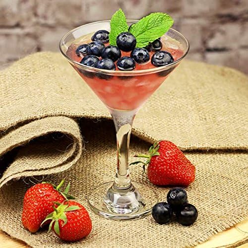 bar@drinkstuff Essence Martini Cocktail Glasses 175ml - Set of 6 - Gift Boxed Classic V Shaped Martini Glasses for Serving Cocktails