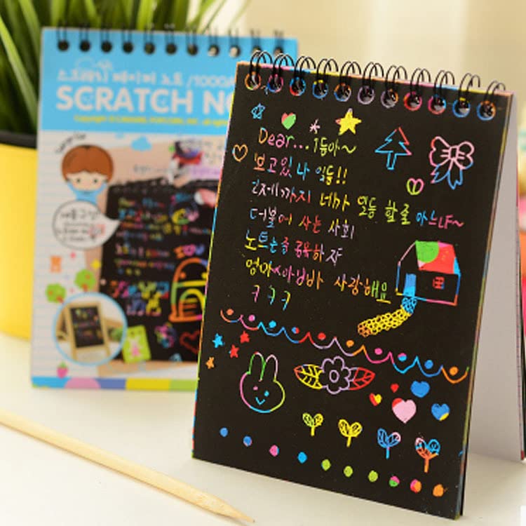 KRAFTMASTERS�A5 Scratch Book of 10 Sheets Kids Painting Set of 2 (B0BHWDRWHK) Amazon Price History, Amazon Price Tracker