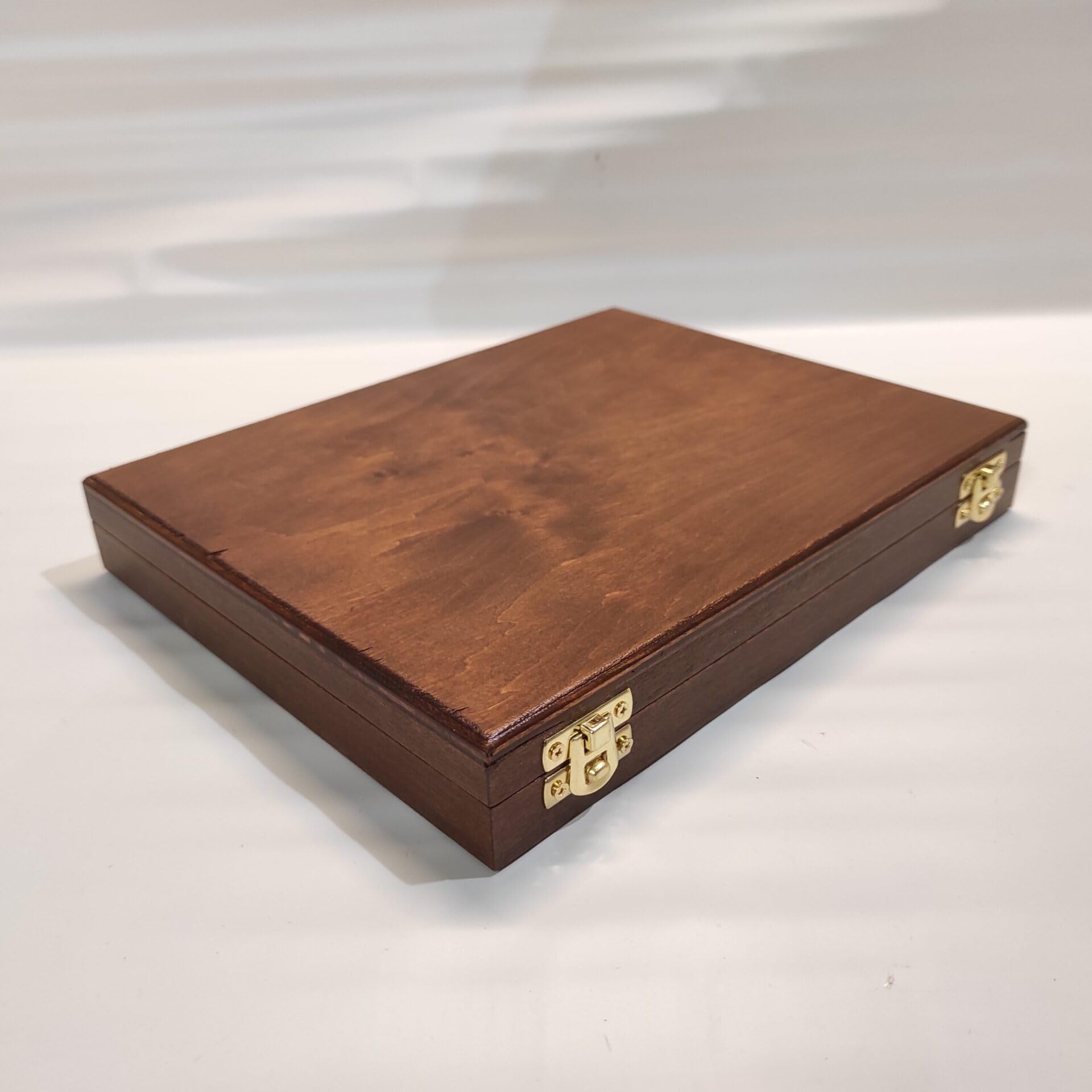 Vitrina de Madera para Moneda con Interior de Terciopelo – Estuche Expositor Artesanal Italiano para Coleccionistas – Caja de Presentación Individual