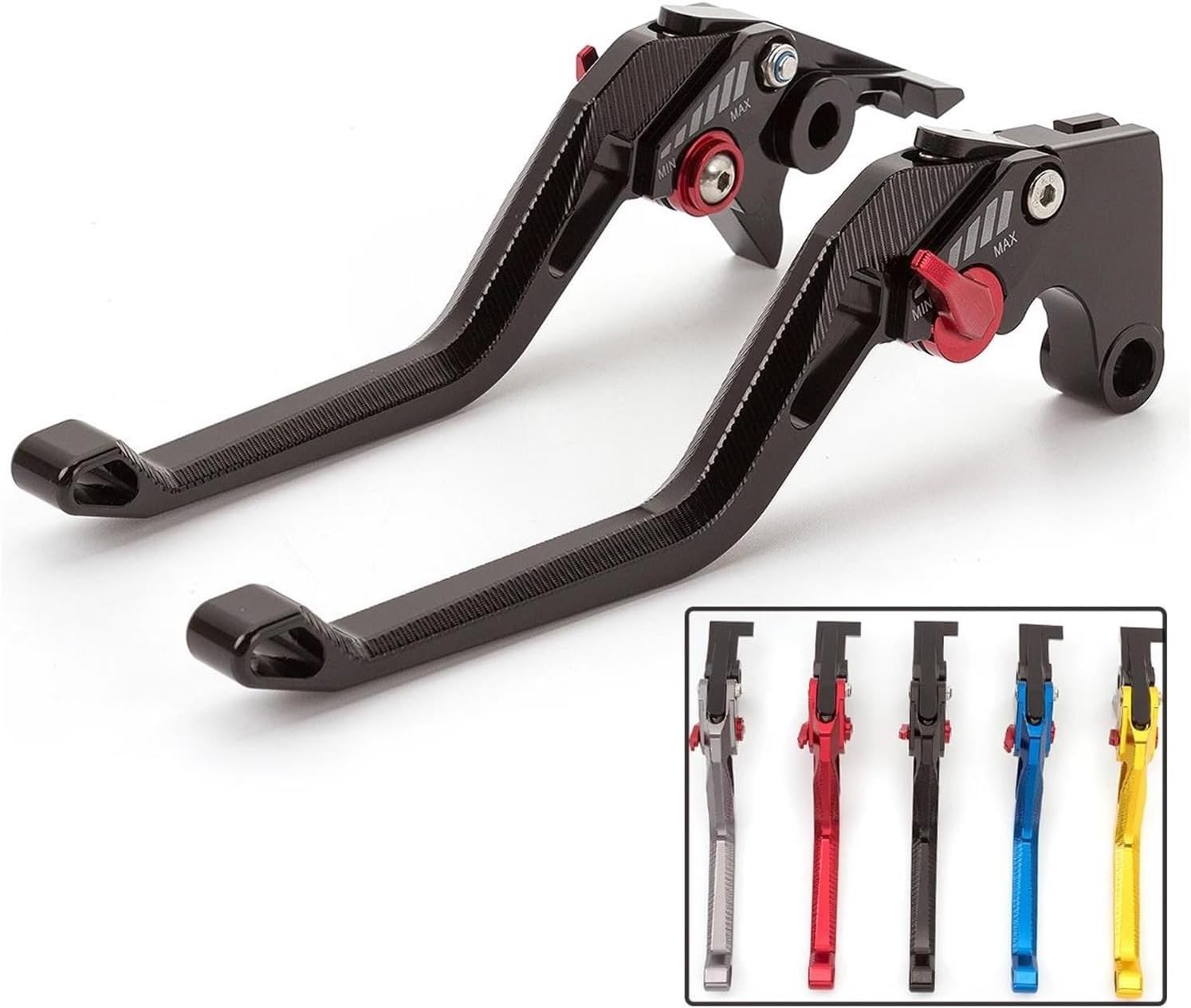 For Yamaha XMAX X MAX 300 250 Xmax 300 Xmax 250 X Max 125 Motorcycle Aluminum Brake Clutch Lever Handle(164mm Red)
