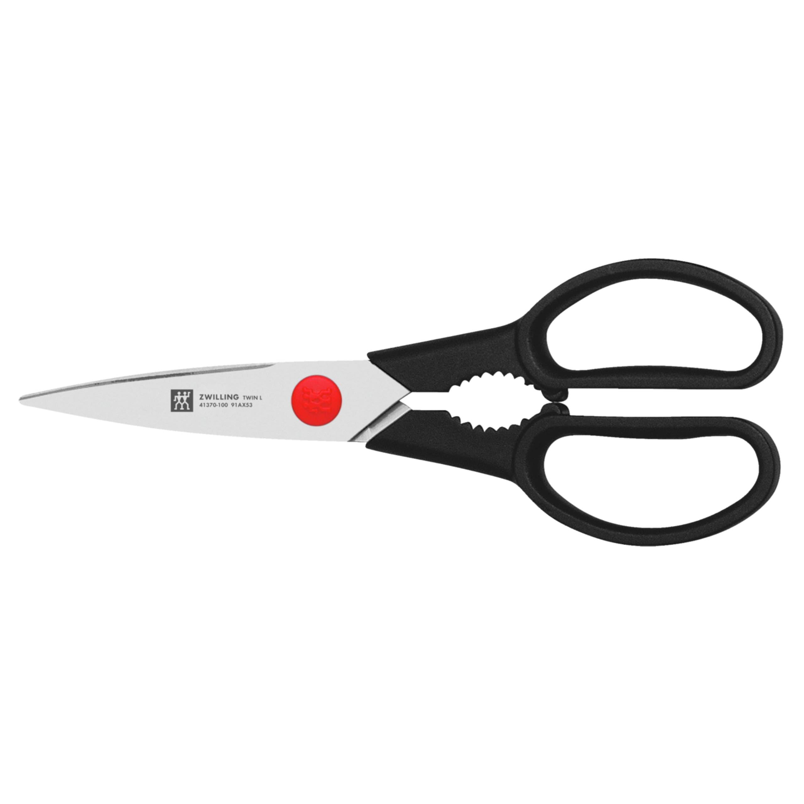 ZWILLING Twin L Premium Heavy Duty Ultra Sharp Stainless Steel Multi-Function Kitchen Shear, Detachable, Kitchen Scissors for Chicken Fish Meat Vegetables