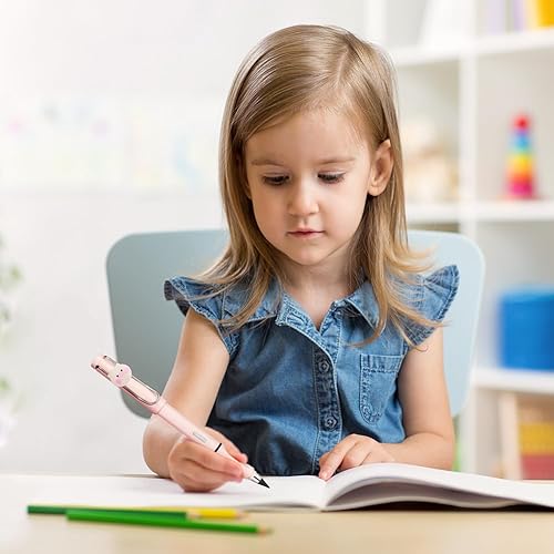 Miniatura 6 de Lápices sin tinta, 6 lápices eternos con borrador, reutilizables con 6 puntas reemplazables, 6 decoraciones de dibujos animados extraíbles para el