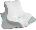Oreiller de lecture pour lit, couche, maigre et prone, oreiller de mémoire ergonomique pour lit de mousse pour tête de lit, Chin & Dos Support Oreillers sur le lit Couch Floor- Dark Gray
