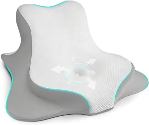 Reading Pillow for Bed, Lying, Leaning and Prone, Ergonomic Memory Foam Bed Wedge Pillow for Headboard, Chin & Back Support Pillows on Bedrest Couch Floor- Dark Gray