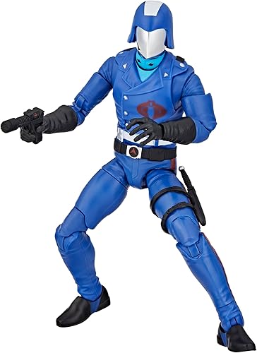 Miniatura 9 de G.I. Joe Classified Series Retro Cardback - Figura de acción coleccionable de 6 pulgadas con 8 accesorios, Comandante Cobra