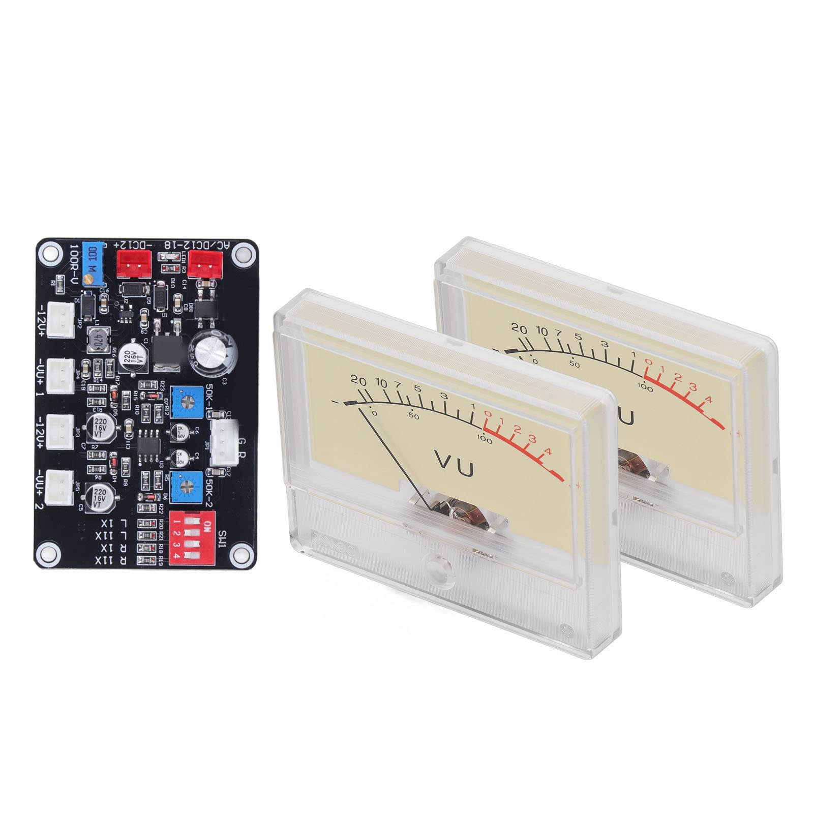 Kit de Medidor de VU de Audio, Medidor de Nivel de Preamplificador de Retroiluminación para el Hogar y el Estudio de Grabación