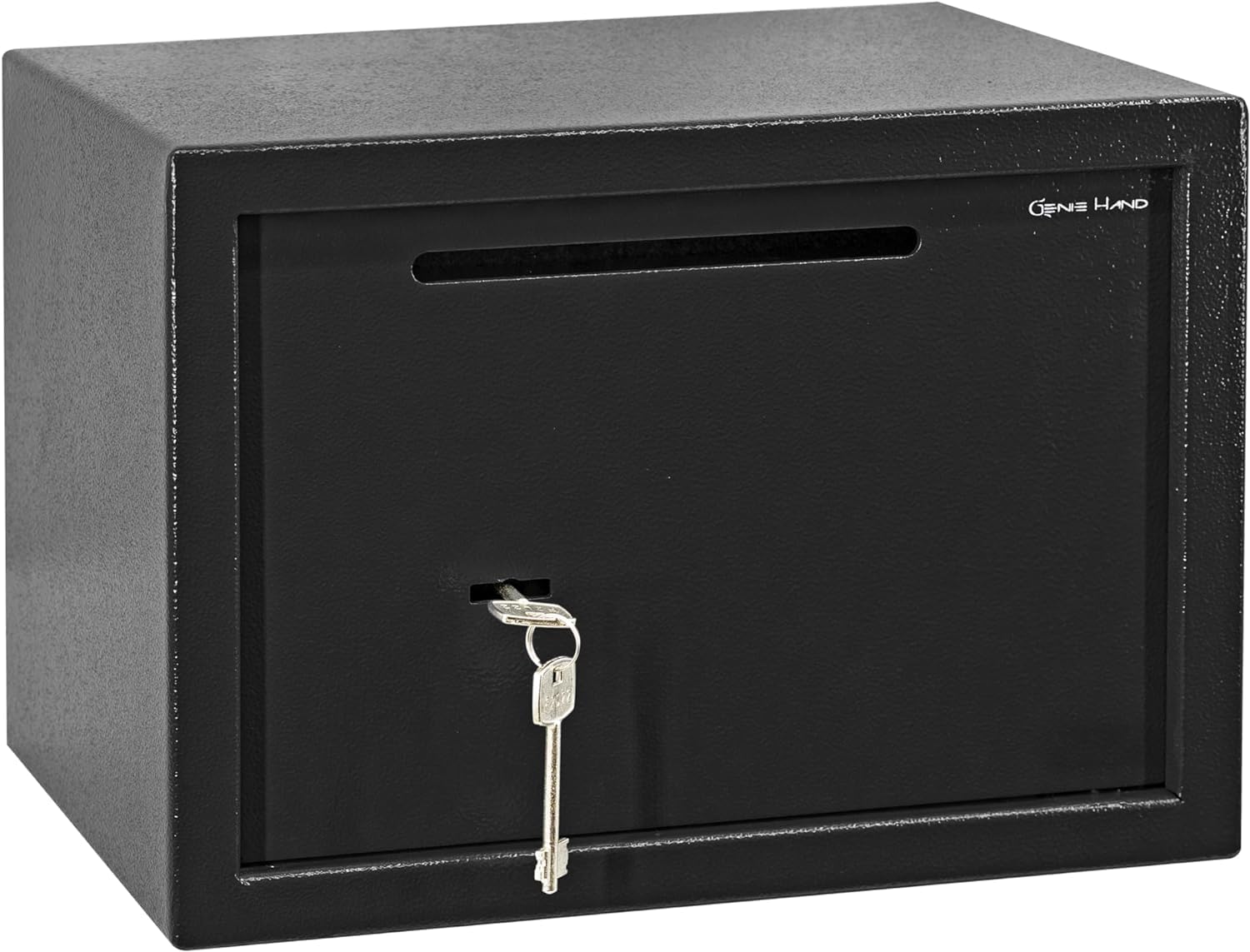 Genie Hand | Coffre Fort d'Armoire avec Serrure Mécanique de Dépôt pour la Maison – Serrure a Double Touches de Carte - Fente Anti-Pêche