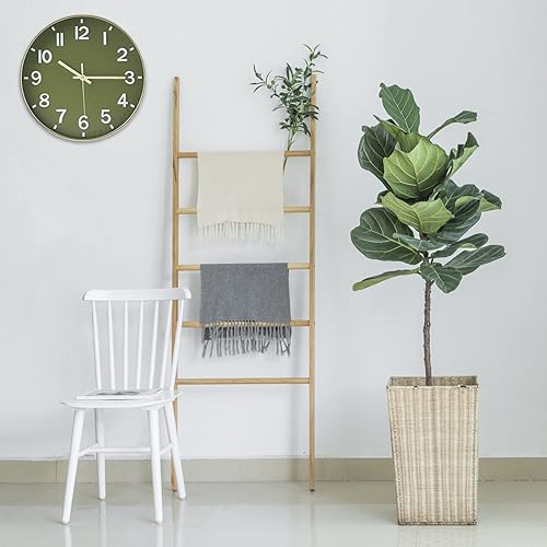 Miniatura 7 de Wall Clock 12 Inch,Modern Round Silent Non-Ticking Battery Operated and Apply to Bedroom Living Room Study Room and Offiec Decor