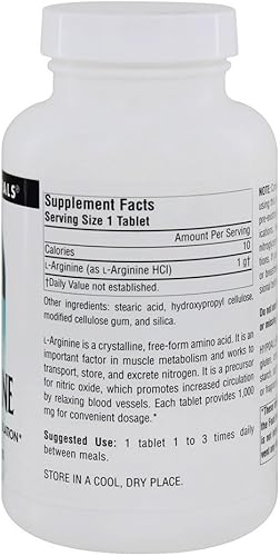 Miniatura 2 de Source Naturals L-Arginina 1000 mg, 100 tabletas (paquete de 2)