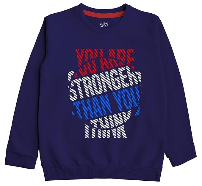 x2o Cotton Printed Sweatshirts for Boys and Girls Ideal for Light Winter(Pack of 1) at Rs. 149