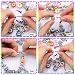 Kit para Hacer Pulseras, Kit Artesanía DIY Hacer Pulseras con Colgantes Regalo...