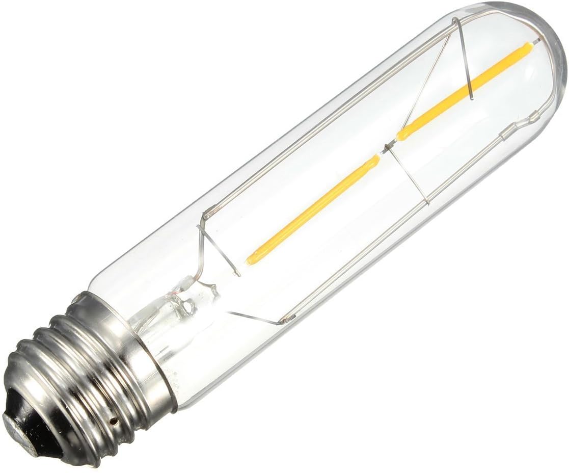 Up To 50% OFF Superdream Cob Led Vintage Light Bulb Retro Edison Style Screw Technology Incandescent Bulb Equivalent Old Fashioned Tubular Nostalgic Filament (T10 (3Pack))