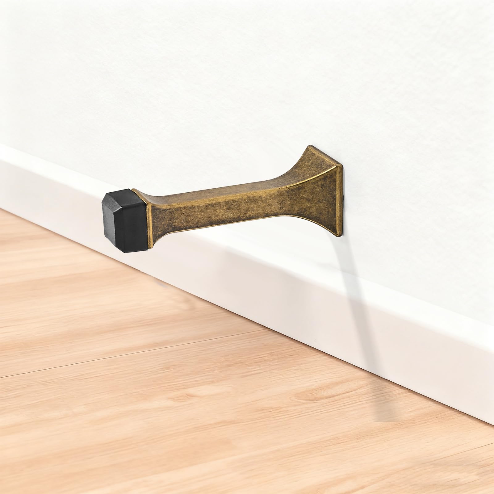 KHTUMEWARE-DS366 Antique Brass Door Stops 2-Pack in Antique Brass — KHTUMEWARE