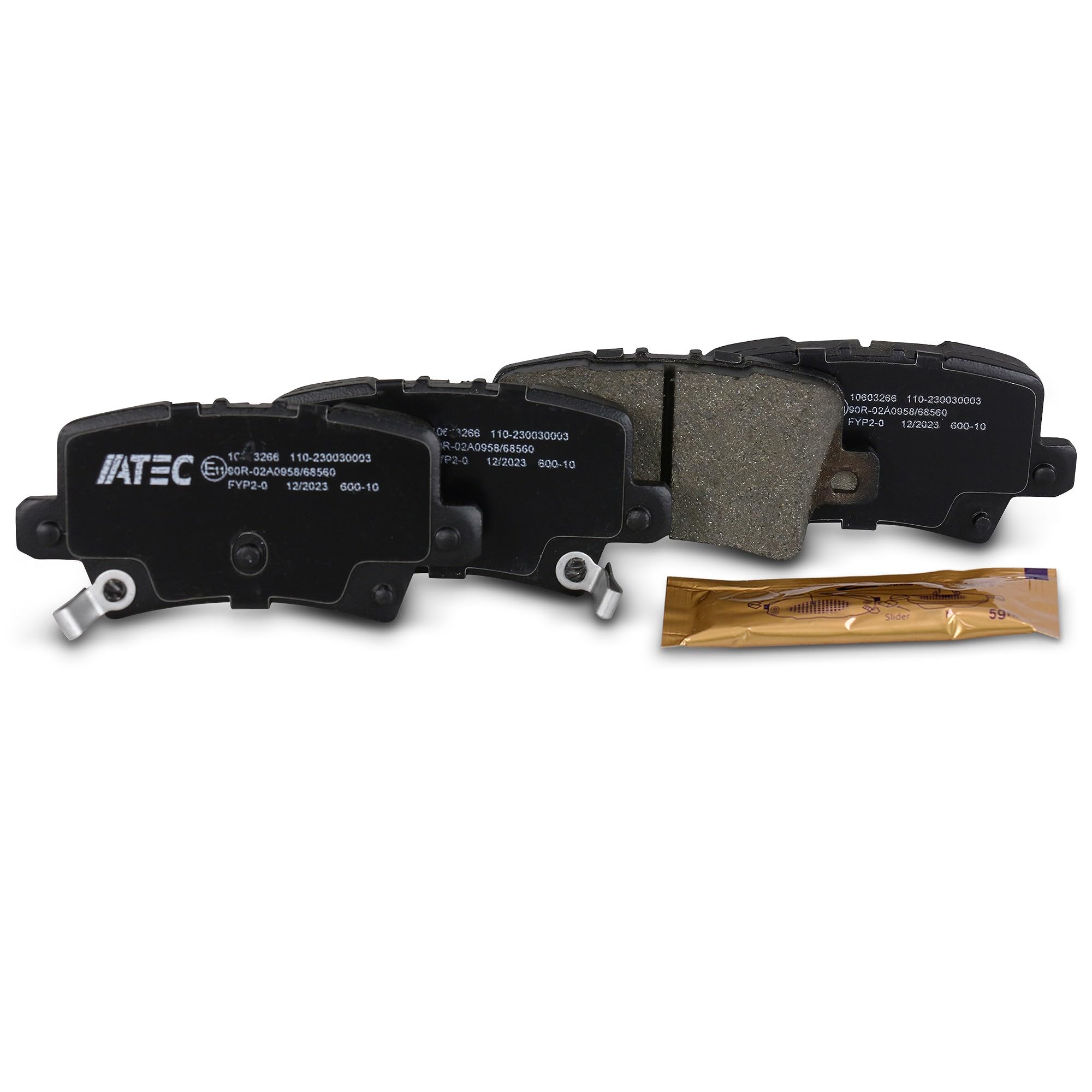BESTPRICE Juego de frenos eje trasero incl. discos de freno Ø 260 mm completos + pastillas de freno traseras, compatible con HONDA CIVIC VIII Hatchback (FN, FK)
