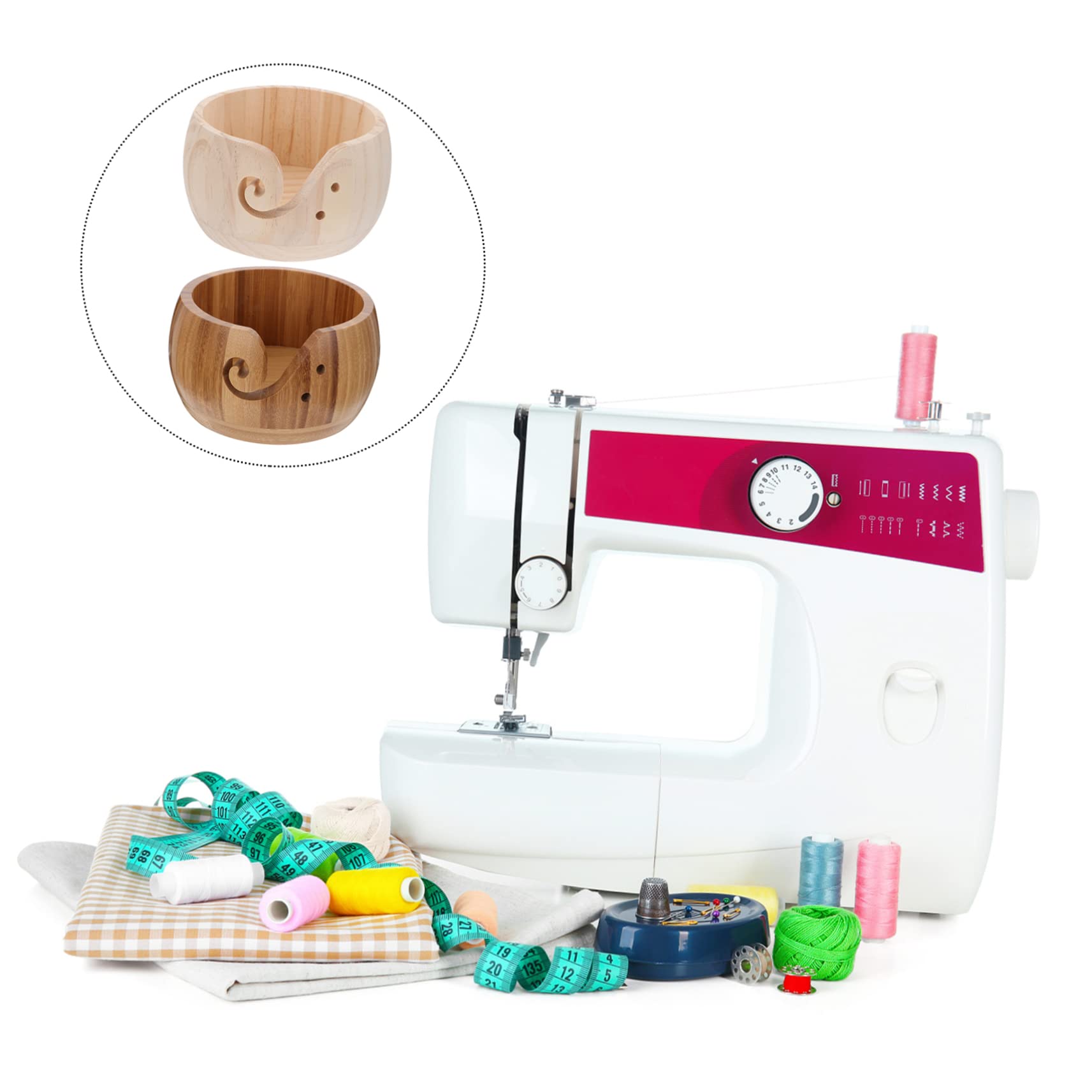 Ciotola per Filati Organizer per Uncinetto Ciotola per Maglia Accessorio per Lana Contenitore per Uncinetto