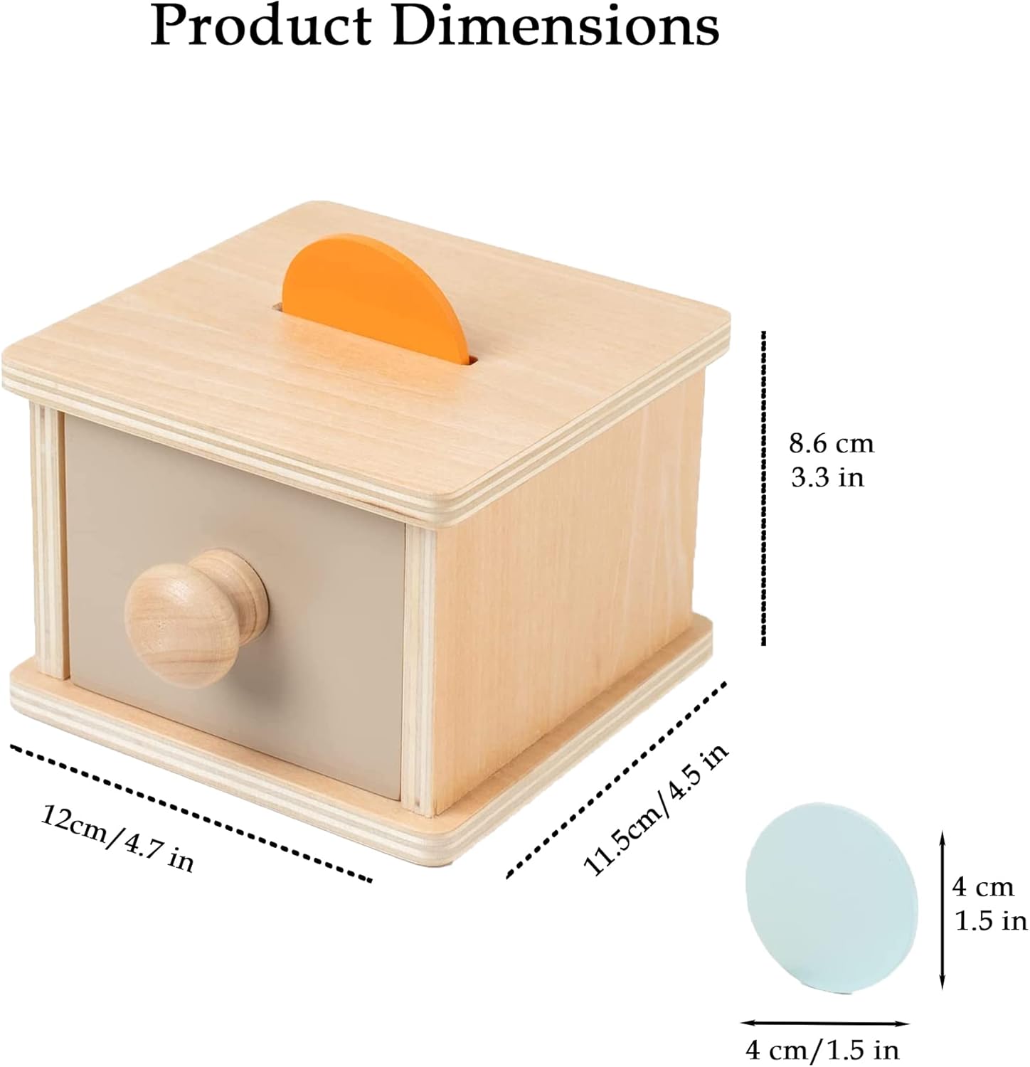 Buy Yaani Object Permanence Box, Baby Toys 6 to 12 Months, Montessori